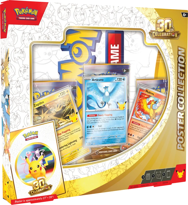 Pokemon TCG 30th Celebration Poster Collection