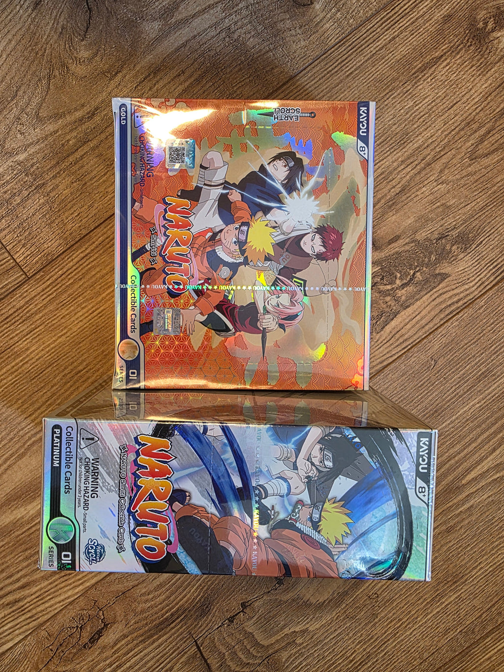NARUTO-Smriti Collectible Card-Heaven Scroll & Earth Scroll Foil-001B-EMEA - Booster Box Bundle!