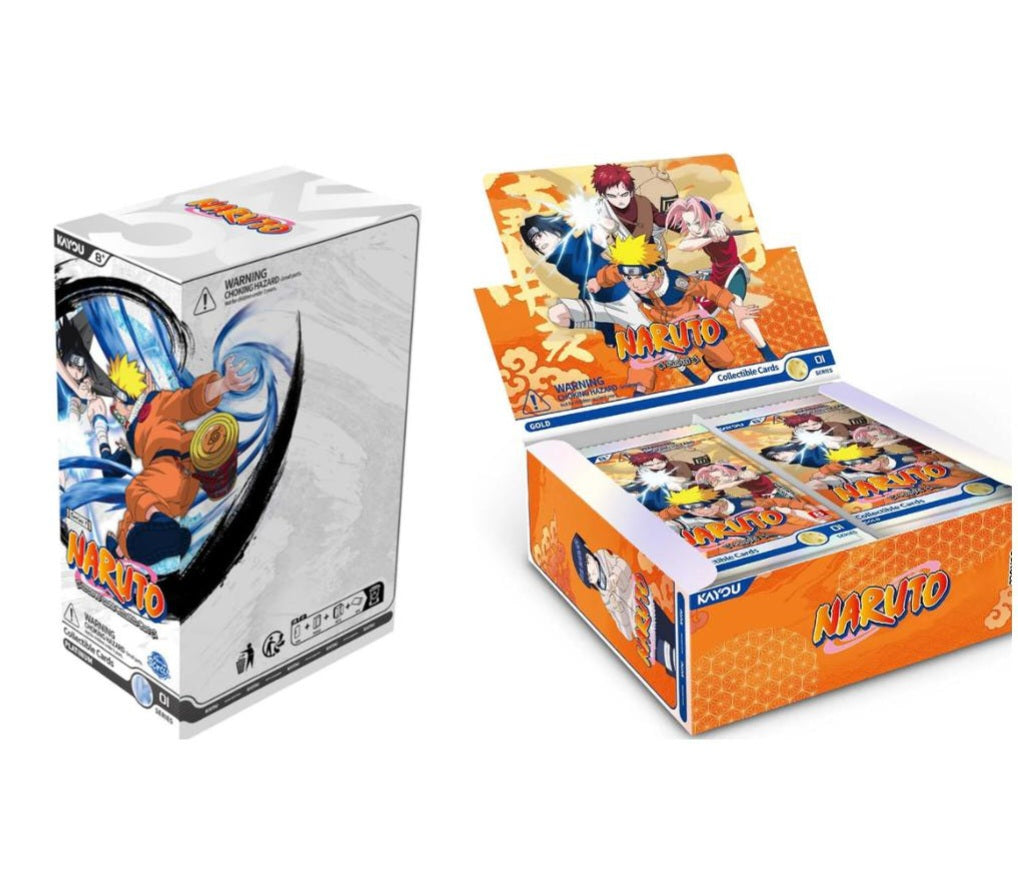 NARUTO-Smriti Collectible Card-Heaven Scroll & Earth Scroll Foil-001B-EMEA - Booster Box Bundle!