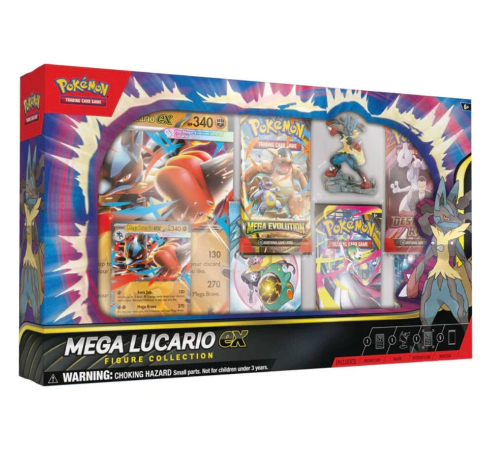 Pokémon TCG: Mega Lucario ex Figure Collection