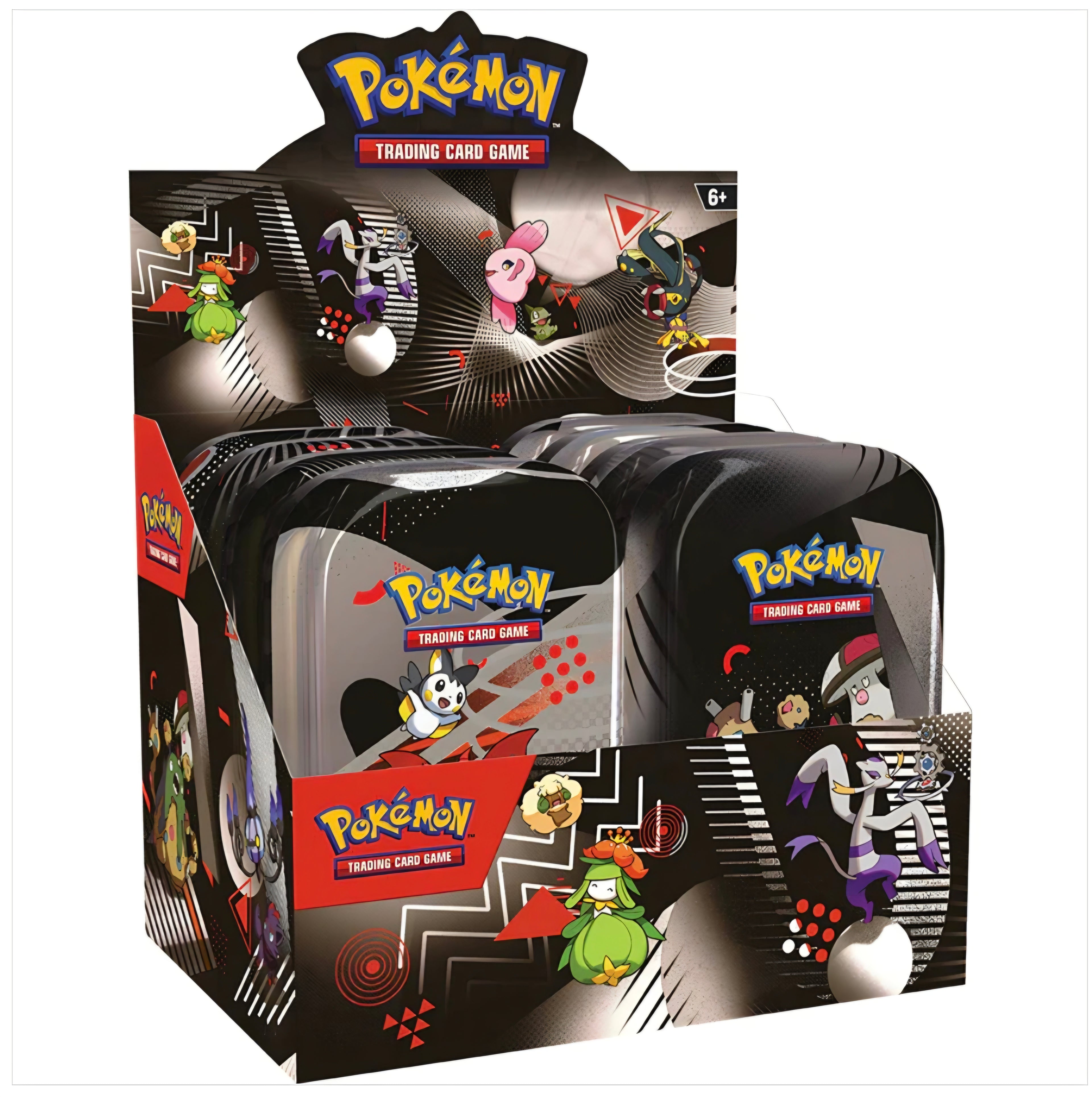 Pokémon TCG: Scarlet & Violet 10.5 - Black Bolt & White Flare - Unova Mini Tin - Display (8 Mini Tins)